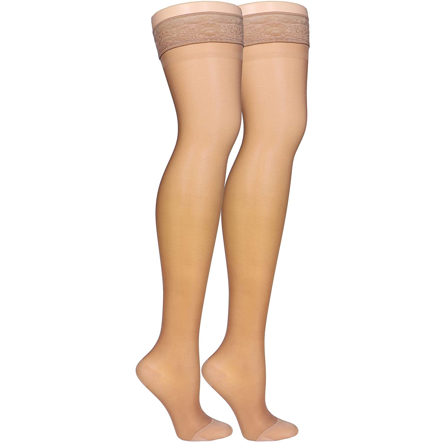 Truform Lites Ladies Sheer Compression Thigh Highs (15-20 mmHg) – Sparkle  Pharmacy